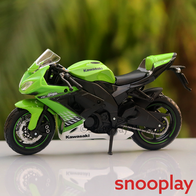 Licensed Kawasaki Ninja ZX 10R Diecast Bike Scale Model 1:18