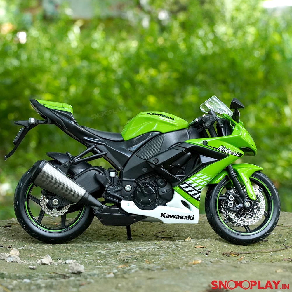 Buy Kawasaki Ninja ZX 10R 1:12 Scale Die cast Bike Model Online India Right