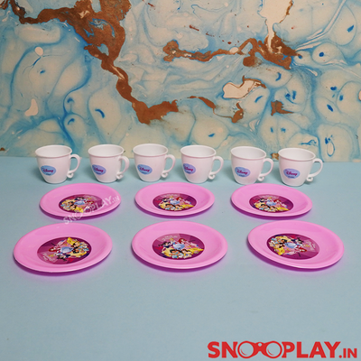 Kitchen Tea Set with Apron for Kids (Princess Tea Party Playset)