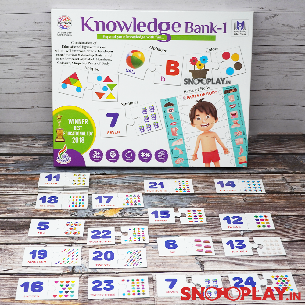 Knowledge Bank (Type 1) Educational Game For Kids