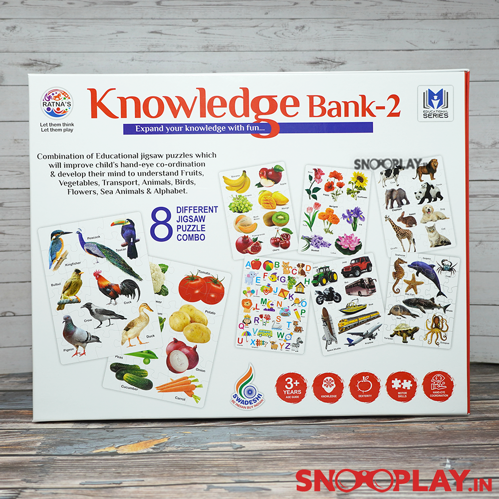 An ideal gift for kids, knowledge bank, to engage your kids in the name of assembling dismantled jigsaw puzzles to reduce the screen time.