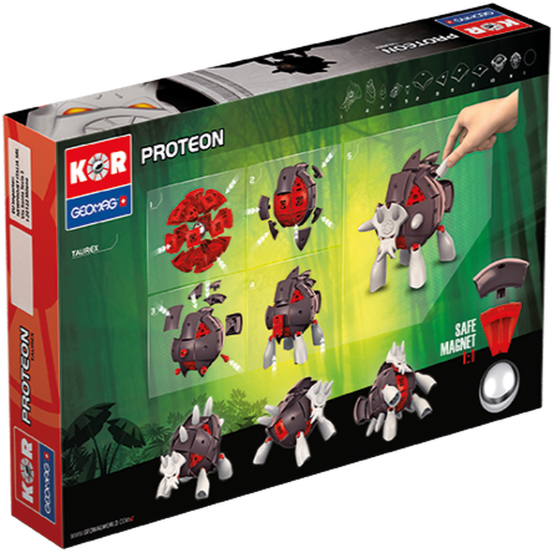 Magnetic KOR Proteon Taurex Construction Toys  (68 Pieces)