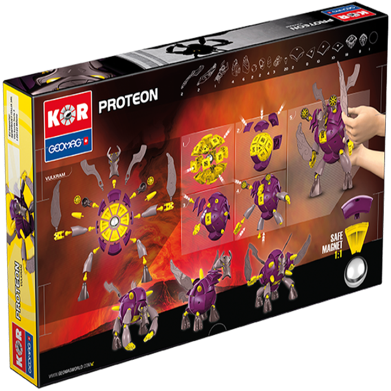 Magnetic KOR Proteon Vulkram Construction Toys (103 Pieces)