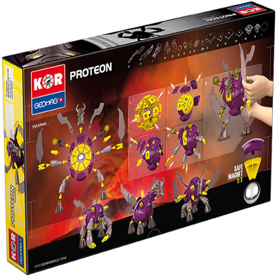 Magnetic KOR Proteon Vulkram Construction Toys (103 Pieces)