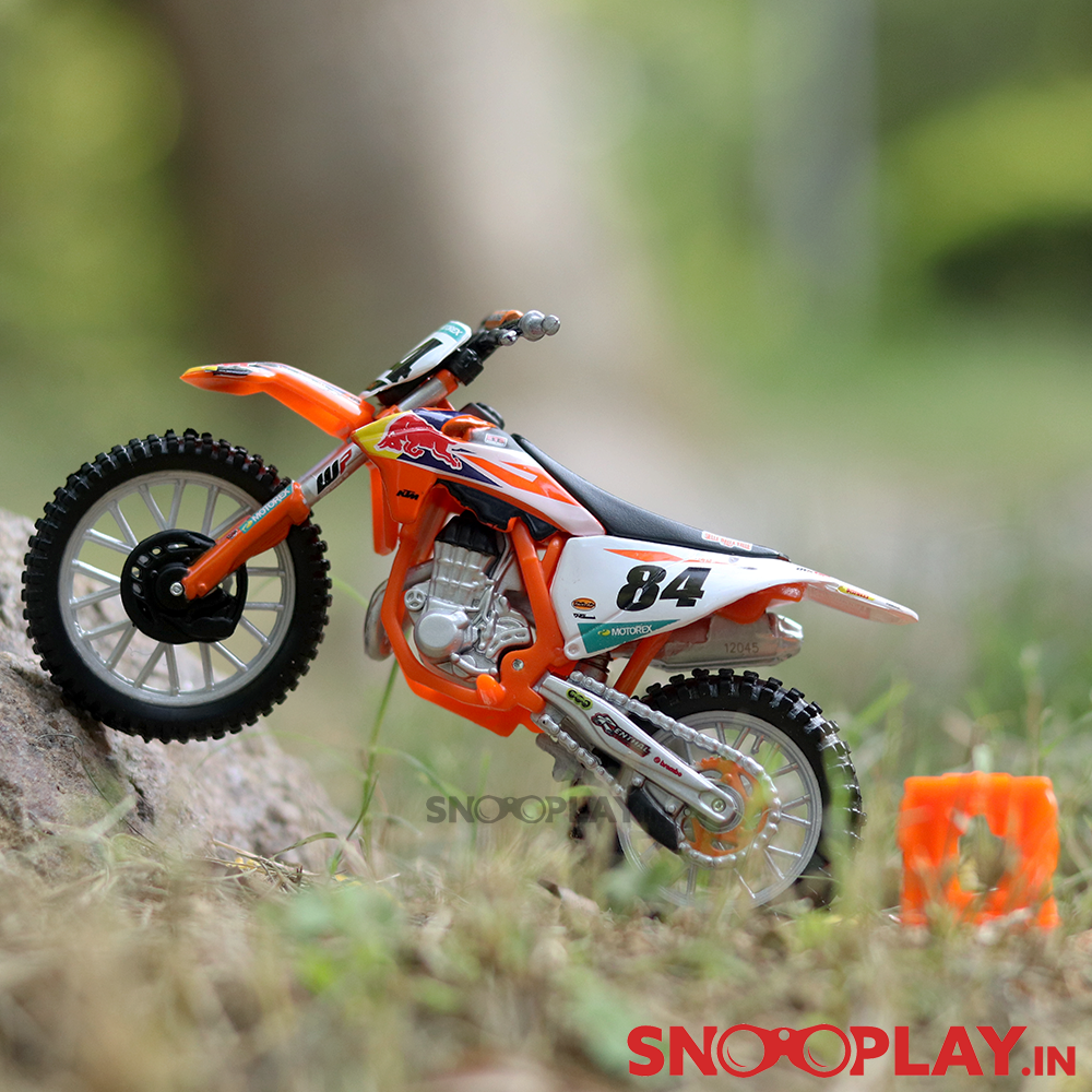 Buy KTM 450 SX-F Factory Edition 2018 Dirt Bike Diecast Bike Scale
