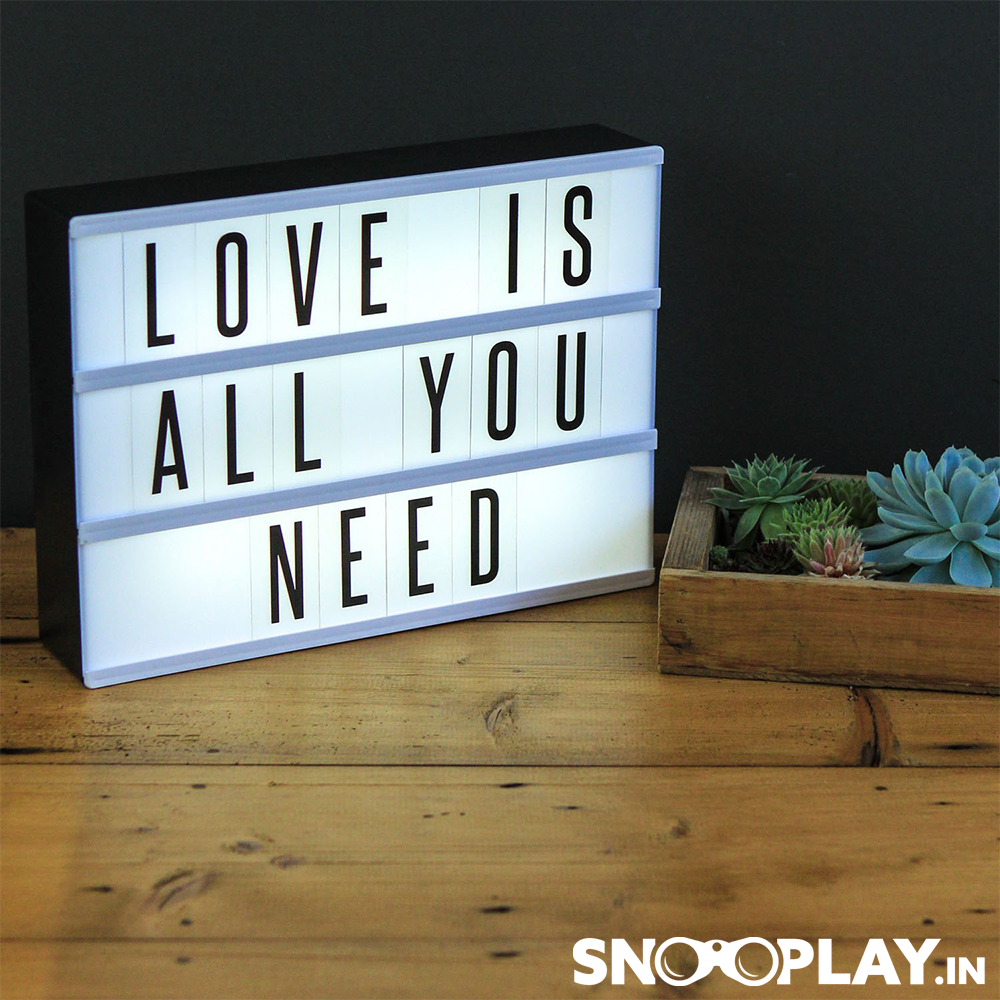 LED Light Board lamp notice board decoration quirky online india