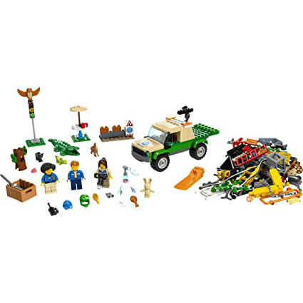 LEGO City Wild Animal Rescue Missions Building Blocks Kit (60353)