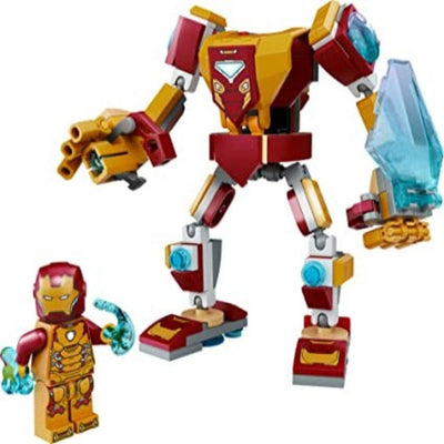 LEGO Marvel Iron Man Mech Armor 76203 Building Kit; Collectible Mech and Minifigure for Iron Man Fans Aged 7+ (130 Pieces)