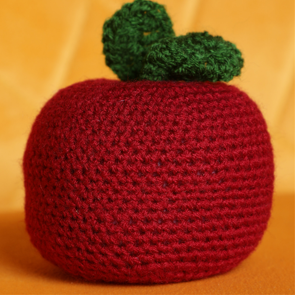 Crochet Handmade Apple Soft Toy (9 Months - 2 Years)