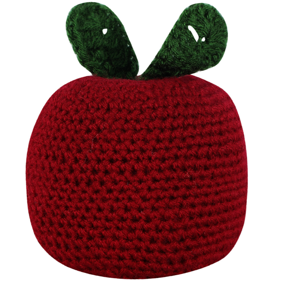 Crochet Handmade Apple Soft Toy (9 Months - 2 Years)