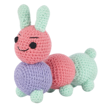 Crochet Handmade Caterpillar Soft Toy