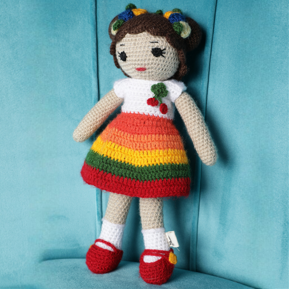 Crochet Handmade Rainbow Doll (6 Months - 4 Years)