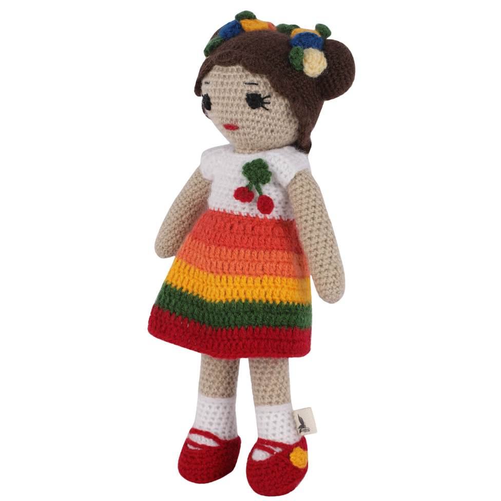 Crochet Handmade Rainbow Doll (6 Months - 4 Years)