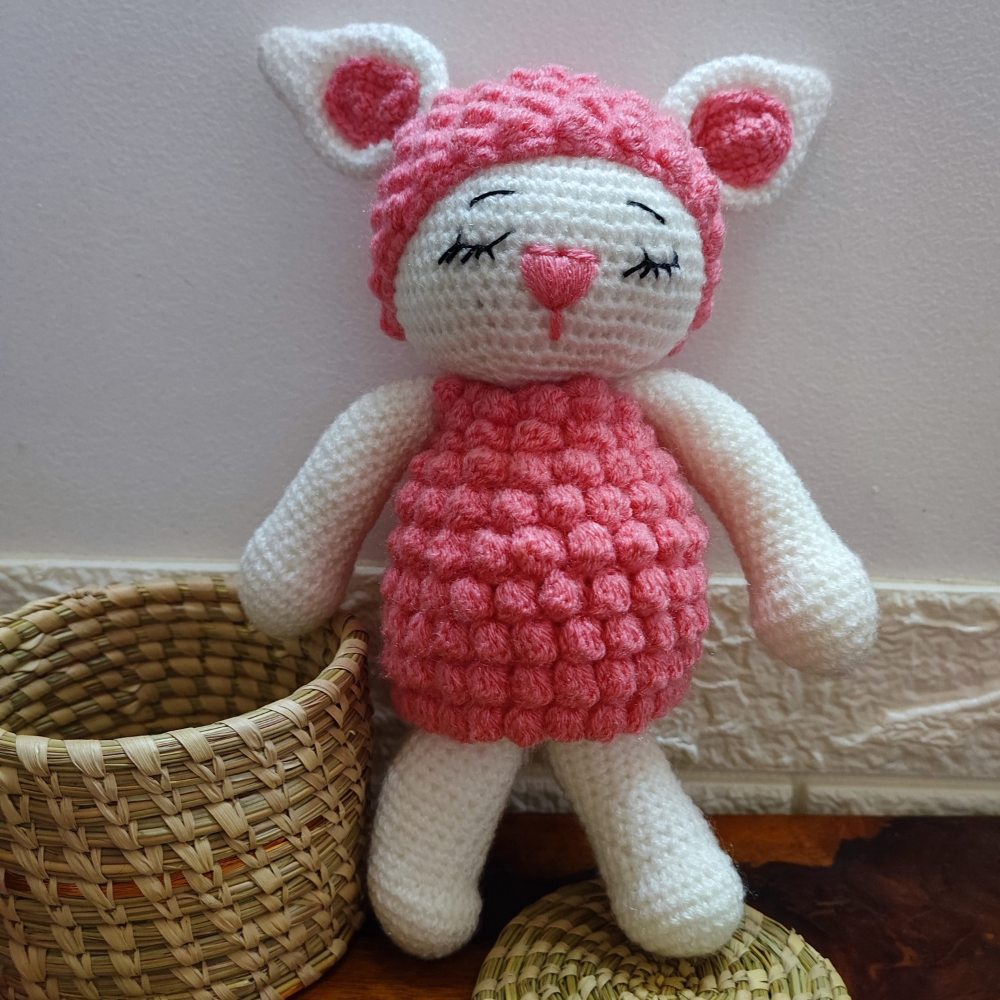 Crochet Handmade Sheep Soft Toy (6 Months - 4 Years)