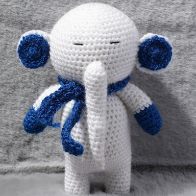 Crochet Handmade Elephant Soft Toy