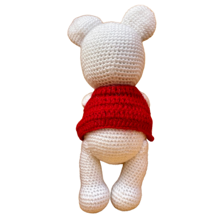 Crochet Handmade Love Teddy Soft Toy