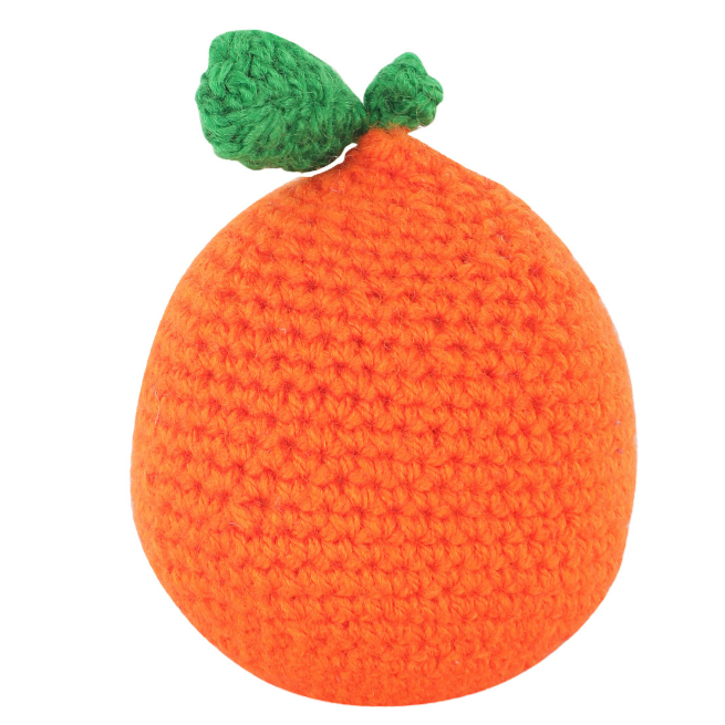 Crochet Handmade Orange Soft Toy (9 Months - 2 Years)