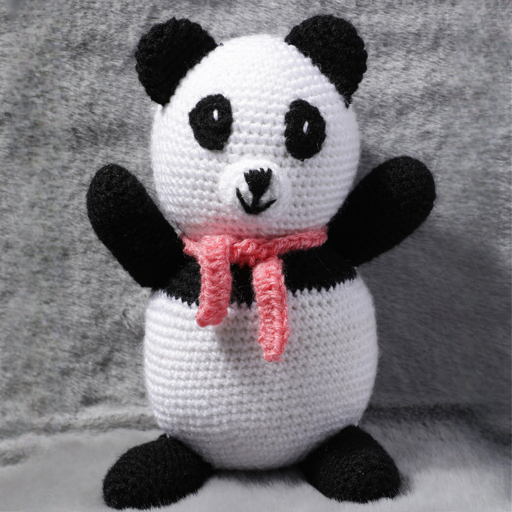 Crochet Handmade Panda Soft Toy