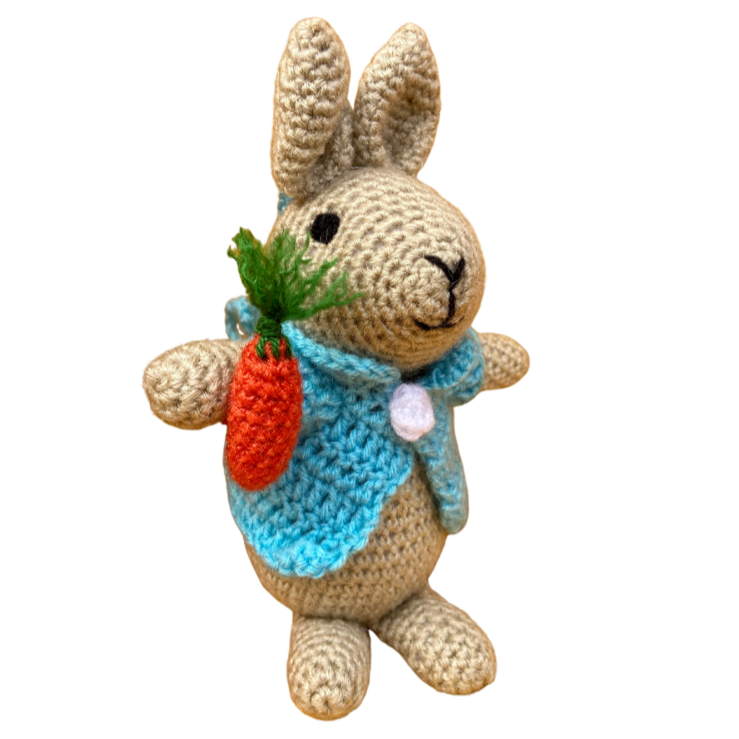 Crochet Handmade Peter Bunny Soft Toy (6 Months - 4 Years)