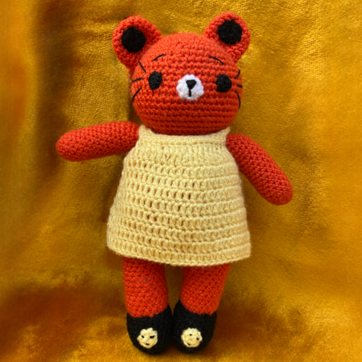 Crochet Handmade Cat Soft Toy (6 Months - 4 Years)