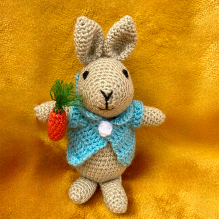 Crochet Handmade Peter Bunny Soft Toy (6 Months - 4 Years)