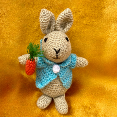 Crochet Handmade Peter Bunny Soft Toy