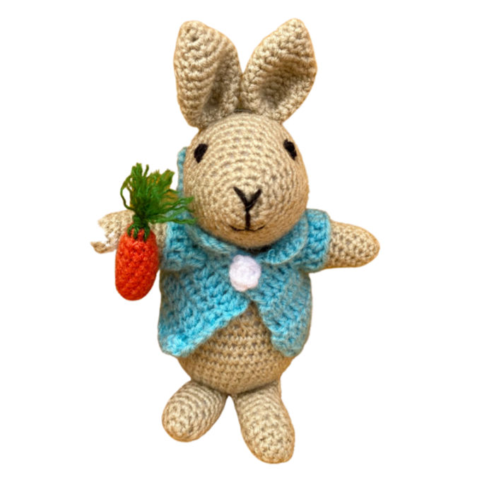 Crochet Handmade Peter Bunny Soft Toy (6 Months - 4 Years)