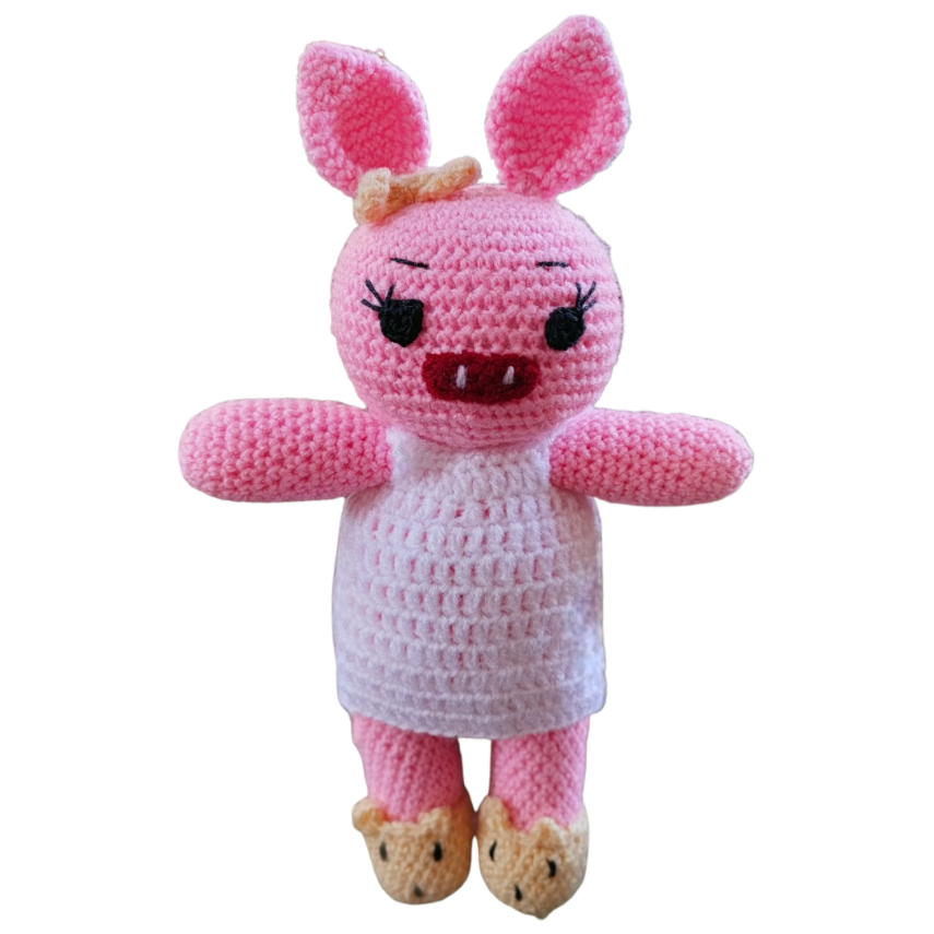 Crochet Handmade Pig Soft Toy (6 Months - 4 Years)