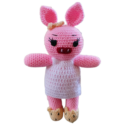 Crochet Handmade Pig Soft Toy