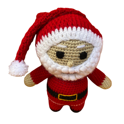 Crochet Handmade Santa Clause Soft Toy