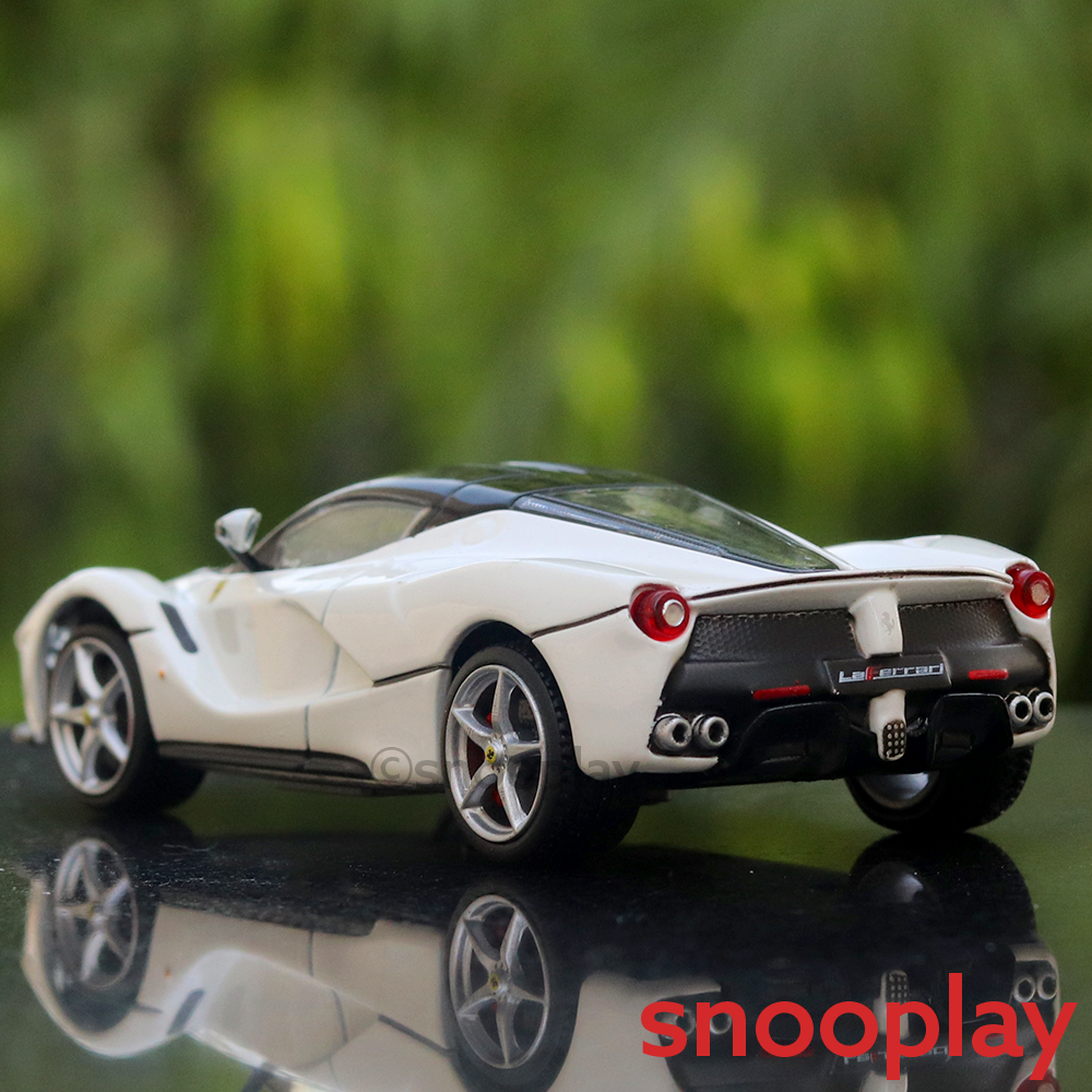 Original & Licensed La Ferrari (White) Diecast Car Scale Model - 1:43 Scale