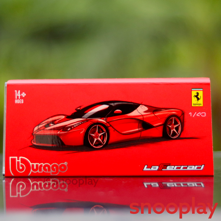 Original & Licensed La Ferrari (White) Diecast Car Scale Model - 1:43 Scale