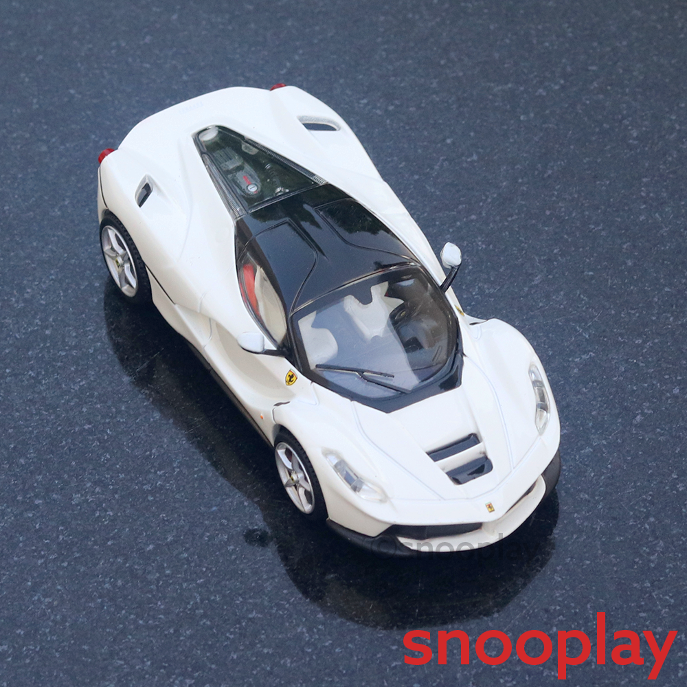 Original & Licensed La Ferrari (White) Diecast Car Scale Model - 1:43 Scale