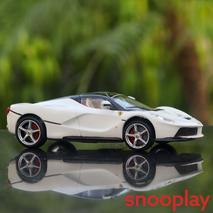 Original & Licensed La Ferrari (White) Diecast Car Scale Model - 1:43 Scale