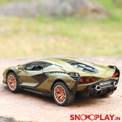 Supercar Diecast Scale Model resembling Lamborghini