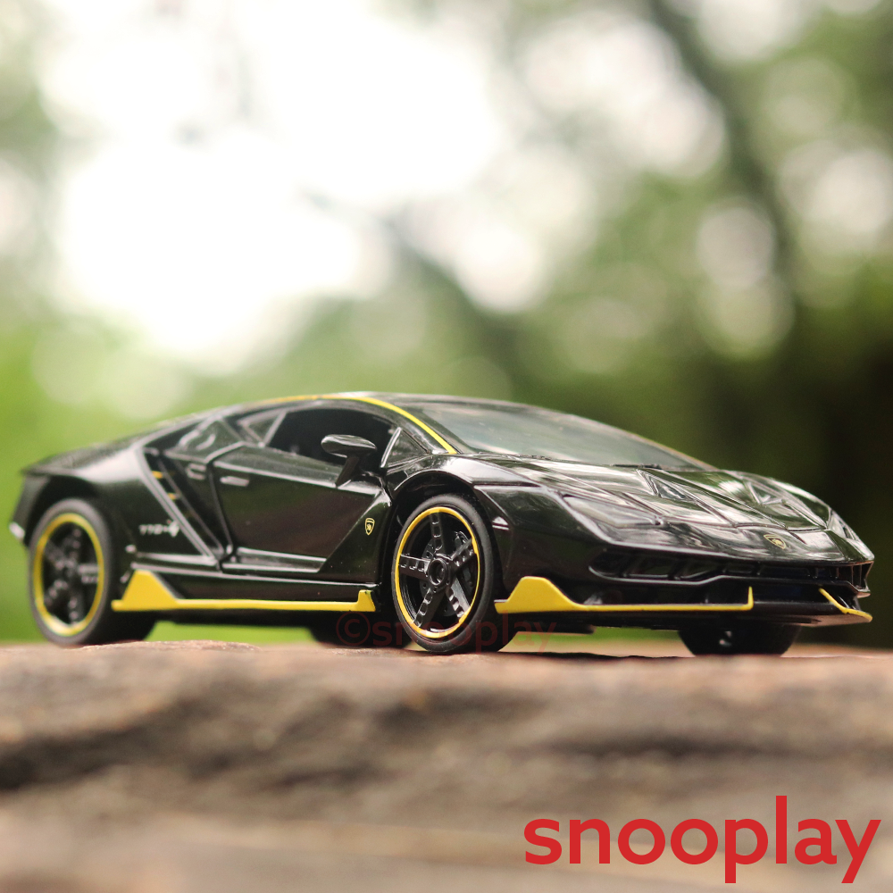 Supercar Diecast Model resembling Lamborghini (1:32 scale) with Light and Sound