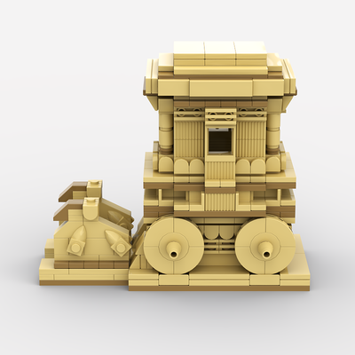The Hampi Chariot Building Set (438 Pieces) - COD Not Available