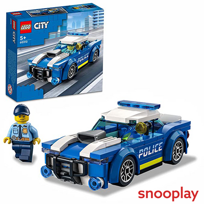 LEGO City Police Car Construction Blocks Kit (60312)