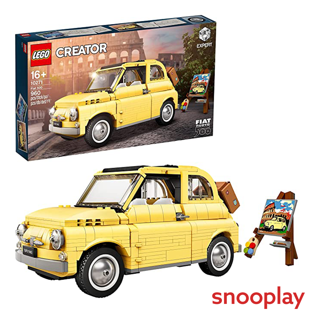 LEGO Fiat 500 Car Construction Blocks Kit (10271)