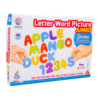 Letter Word Picture Jumbo - English Alphabets