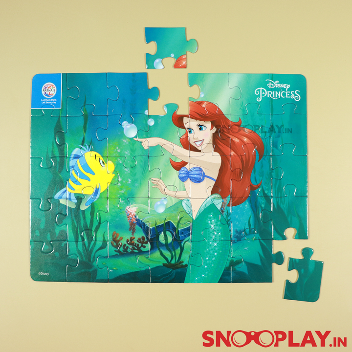 Licensed Disney Princess Puzzle Game- 4 in 1 Puzzle Game