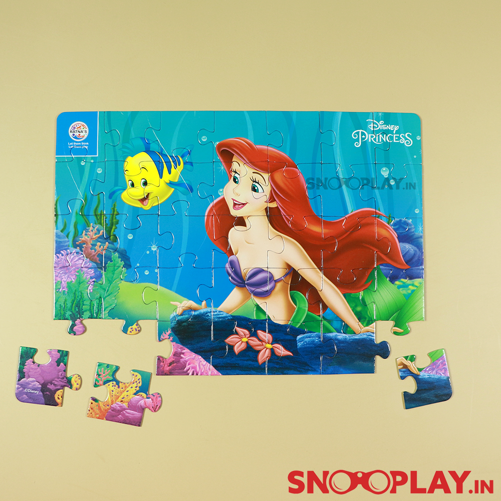 Licensed Disney Princess Puzzle Game- 4 in 1 Puzzle Game