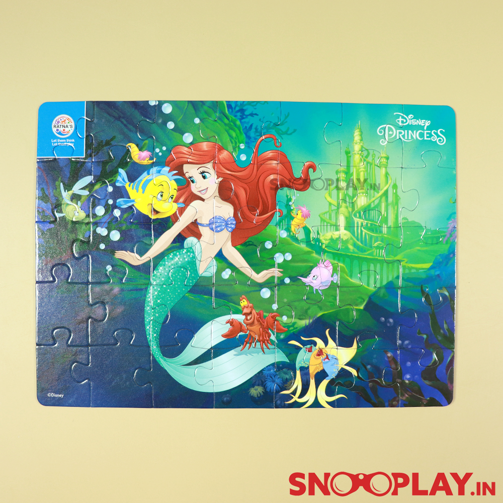 Licensed Disney Princess Puzzle Game- 4 in 1 Puzzle Game