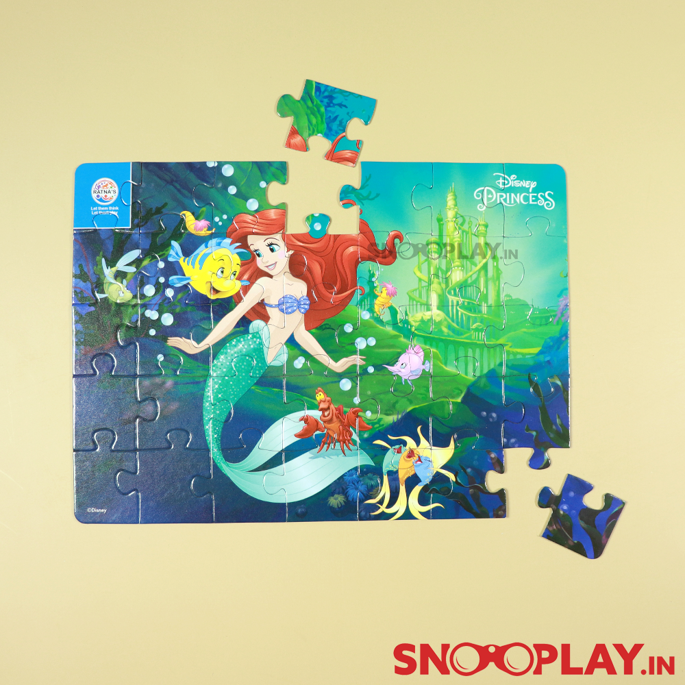 Licensed Disney Princess Puzzle Game- 4 in 1 Puzzle Game