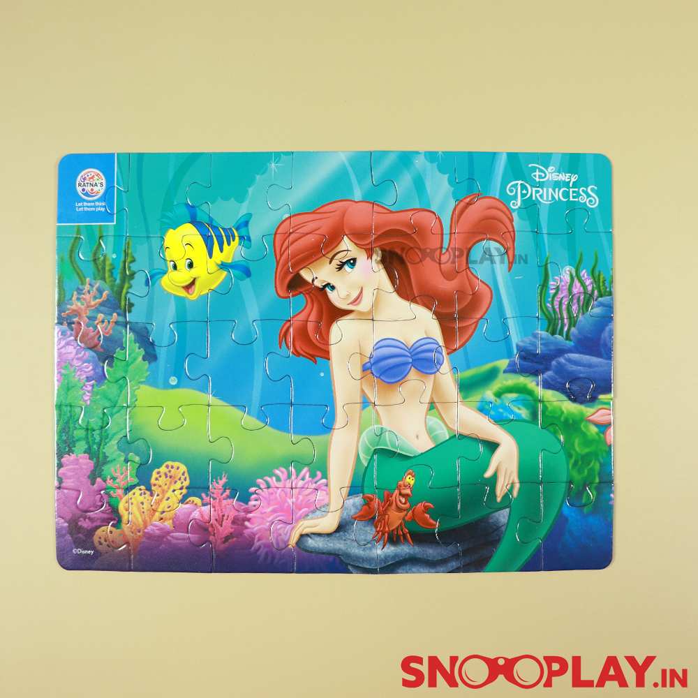 Licensed Disney Princess Puzzle Game- 4 in 1 Puzzle Game