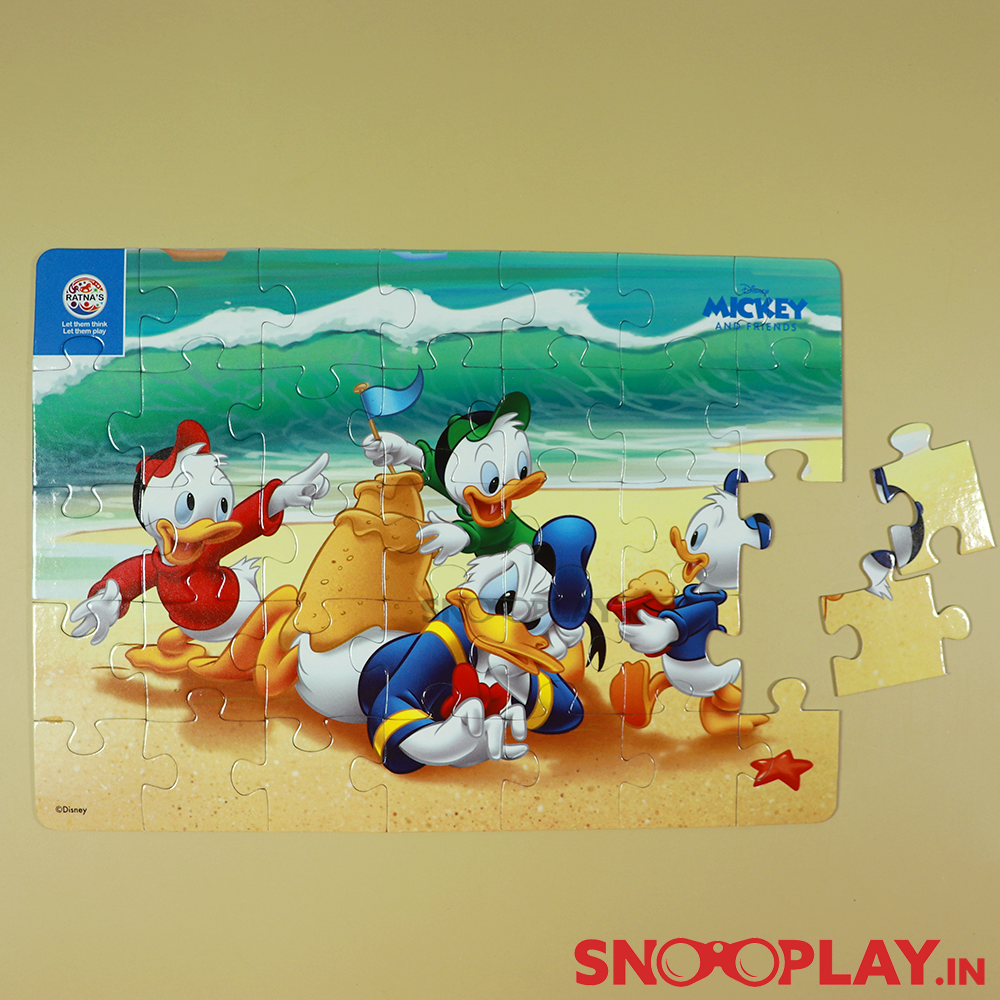 Licensed Mickey Mouse Puzzle Game- 4 in 1 Puzzle Game