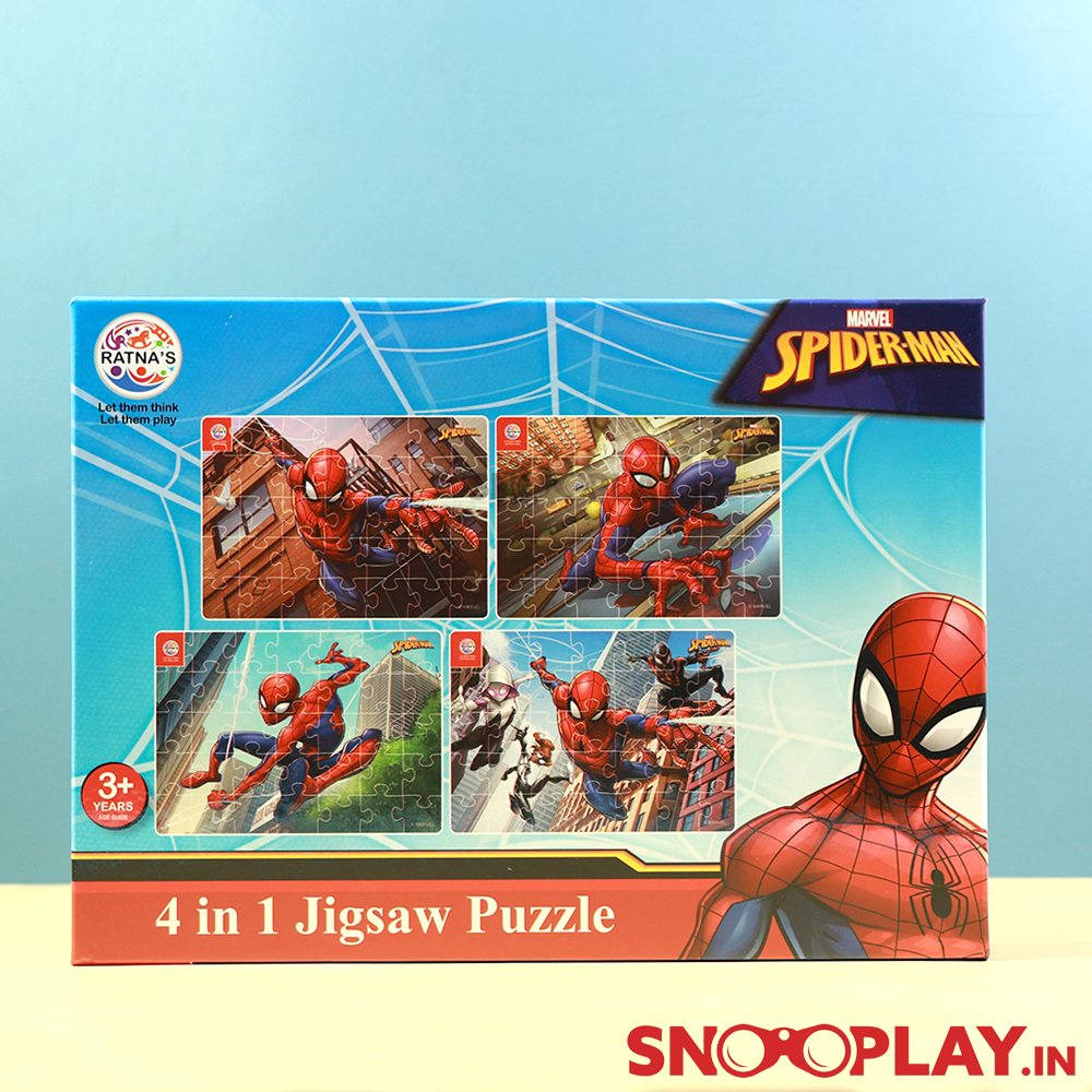 Buy Licensed Spiderman Puzzle Game- 4 in1 Puzzle Game Online in