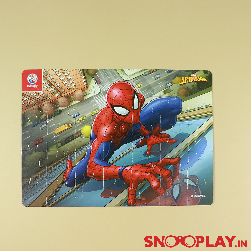 Licensed Spiderman Puzzle Game- 4 in 1 Puzzle Game