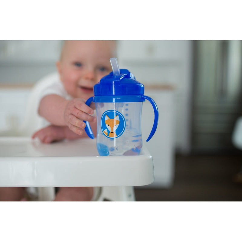 Feeding & Weaning Sipper Baby's First Straw Water Bottle (Blue)