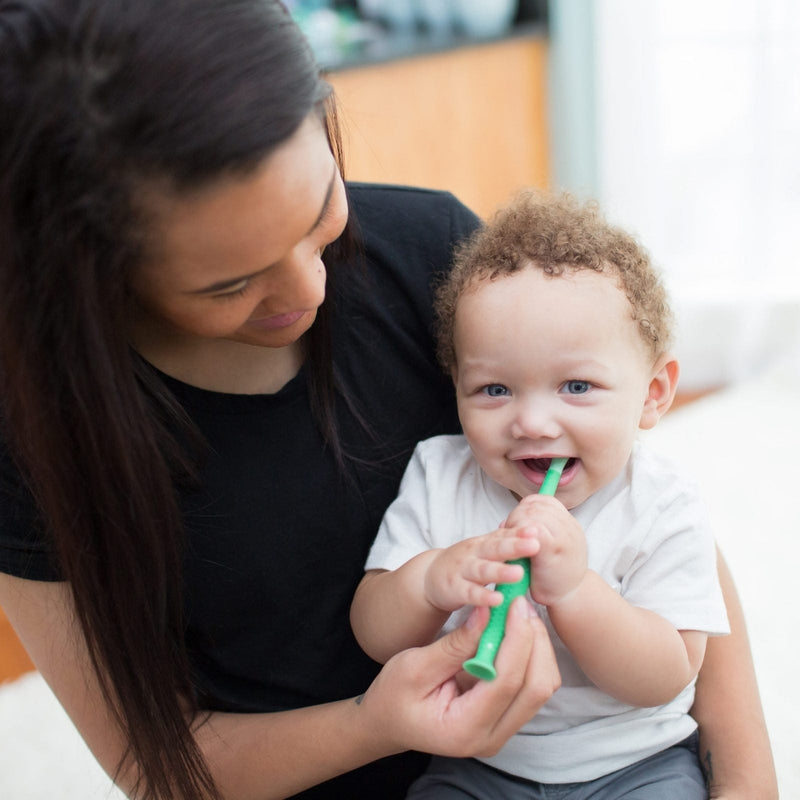 Oral Care Tooth Brush Infant-To-Toddler Toothbrush - Crocodile (Green)